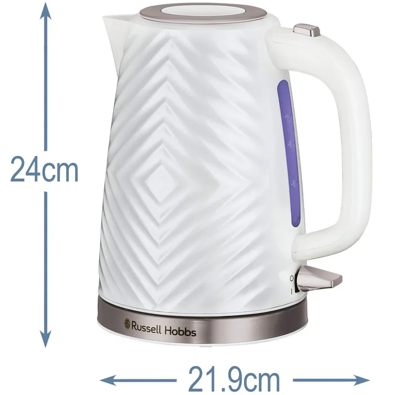 Bild 2 för Russell Hobbs Vattenkokare Groove 26381-70 - Vit - 2400 W