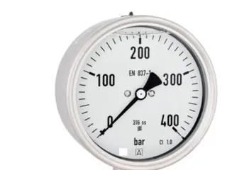 Produktfoto för Rust/syrefast manom. 0-6bar - ø100 mm m/glycerin kl. 1,0, 1/2'' ned