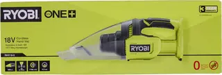 Produktfoto för Ryobi ONE+, Dry, 1100 l/min, Poseløs, Gul, 0,6 L, Batteri
