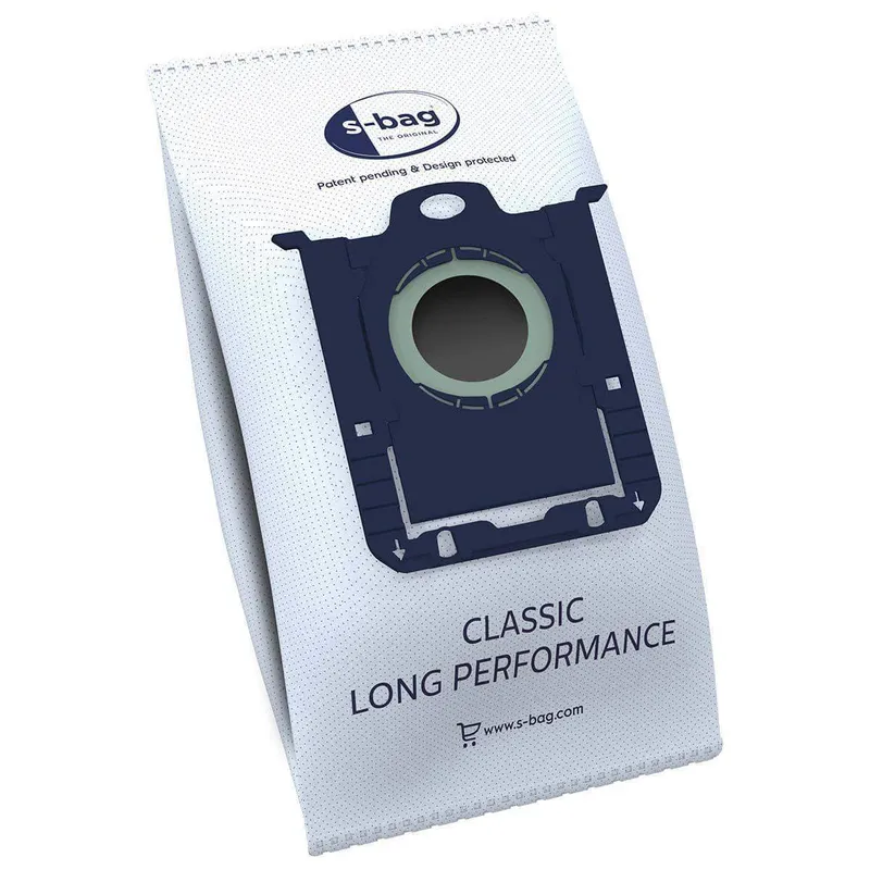 Bild 1 för s-Bag Classic Long Performance E201SM - Dammsugarpåsar (paket med 12 st.)