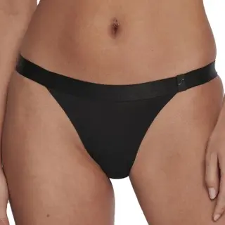 Produktfoto för S by sloggi Trosor x Rosie Woods Tiny Tanga Svart polyamid Small Dam