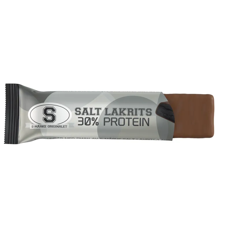 Bild 2 för S-Märke Proteinbar Salt Lakrits 35g