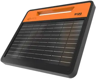 Produktfoto för S400 solpanelsaggregat till elstängsel inkl batterier (2 x 12 V - 7,2 ah) Gallagher