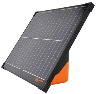 Produktfoto för S400 solpanelsaggregat till elstängsel inkl batterier (2 x 12 V - 7,2 ah) Gallagher