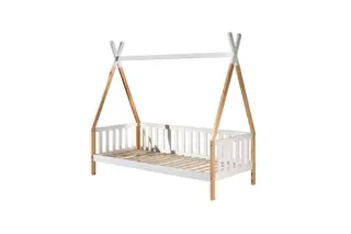 Produktfoto för Säng Tipi 90x200 cm Med staket - Med staket