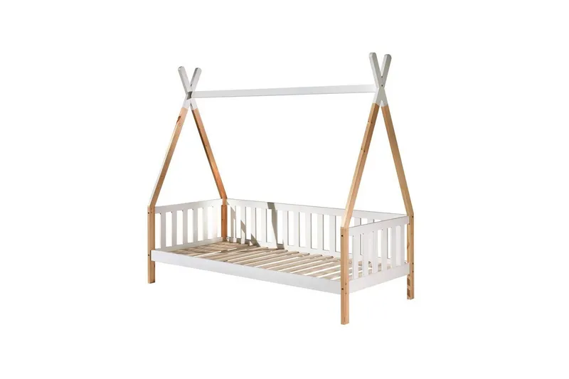 Alternativ bild 0 för Säng Tipi 90x200 cm Med staket - Med staket