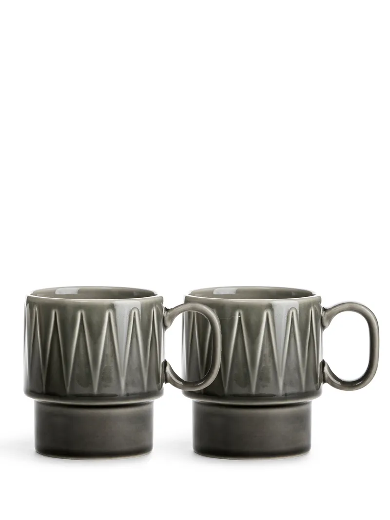 Alternativ bild 0 för Sagaform - Coffe & More Kaffemugg 25 cl 2-pack Grå