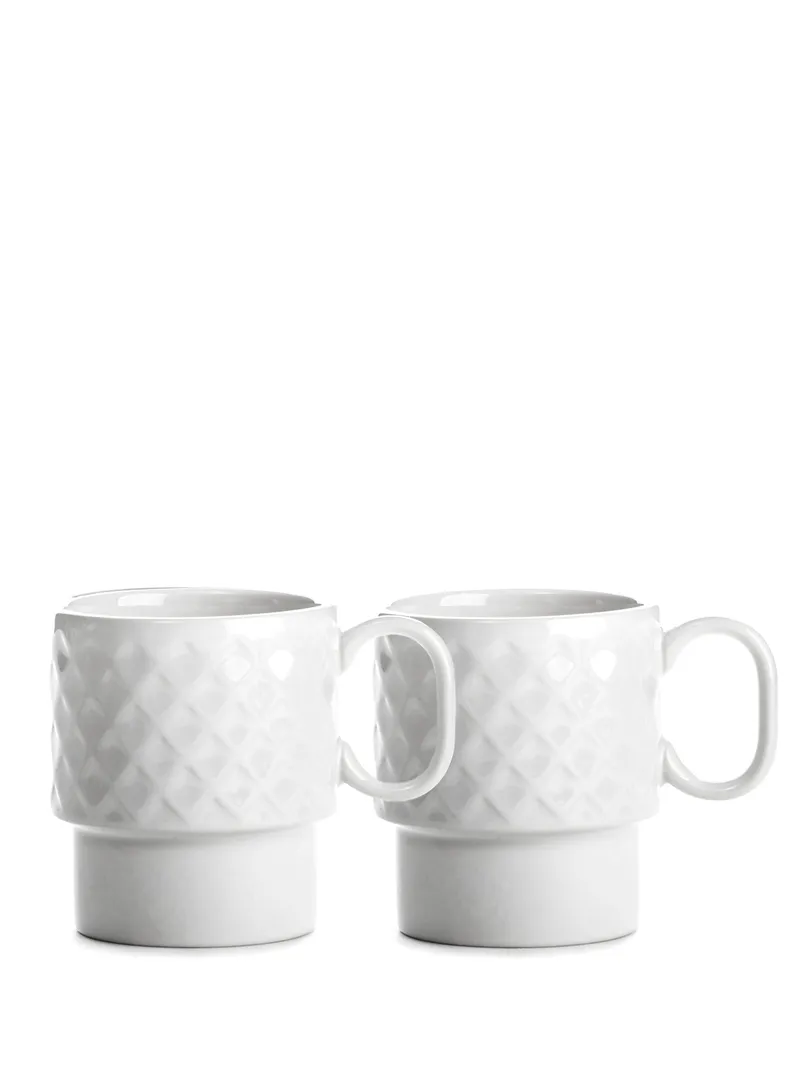Alternativ bild 0 för Sagaform - Coffe & More Kaffemugg 25 cl 2-pack Vit