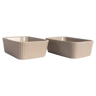 Produktfoto för Sagaform - Flora Ugnsformar 12 cm 2-pack Beige