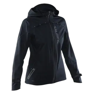 Produktfoto för Salming Abisko Rain Jacket Women Svart polyester Medium Dam
