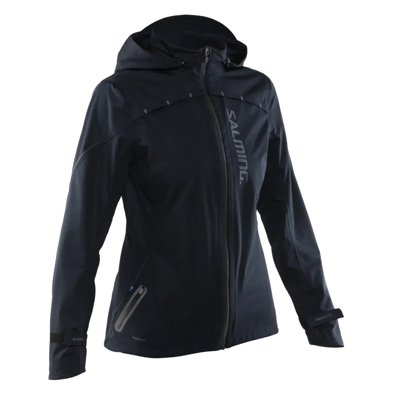 Bild 1 för Salming Abisko Rain Jacket Women Svart polyester Small Dam