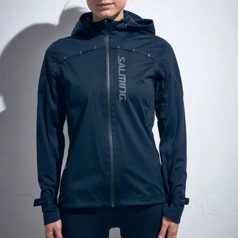 Bild 2 för Salming Abisko Rain Jacket Women Svart polyester Small Dam