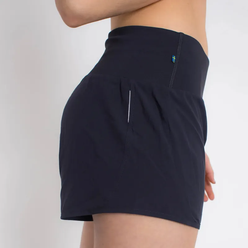 Bild 2 för Salming Avan Shorts Women Mörkgrå polyester X-Small Dam