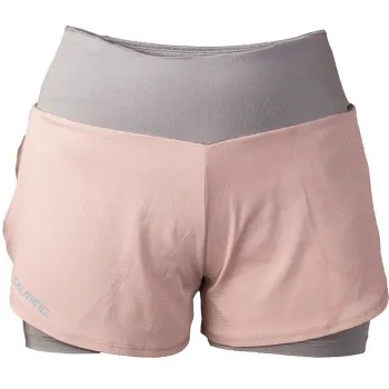 Alternativ bild 0 för Salming Essential Shorts Women Grå/Rosa polyester X-Small Dam