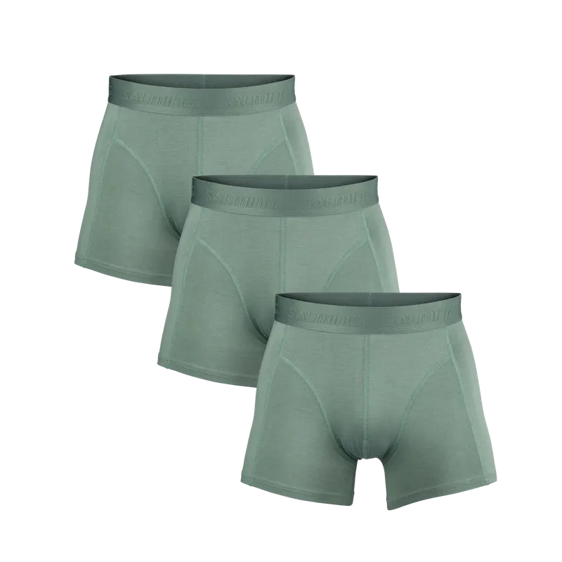 Bild 1 för Salming Kalsonger 3P Bamboo Boxer Grön Medium Herr