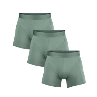 Produktfoto för Salming Kalsonger 3P Bamboo Boxer Grön XX-Large Herr
