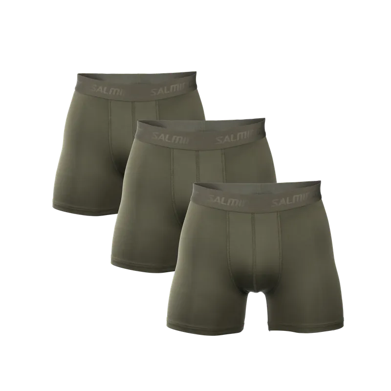Bild 1 för Salming Kalsonger 3P Performance Boxer Militärgrön polyester X-Large Herr