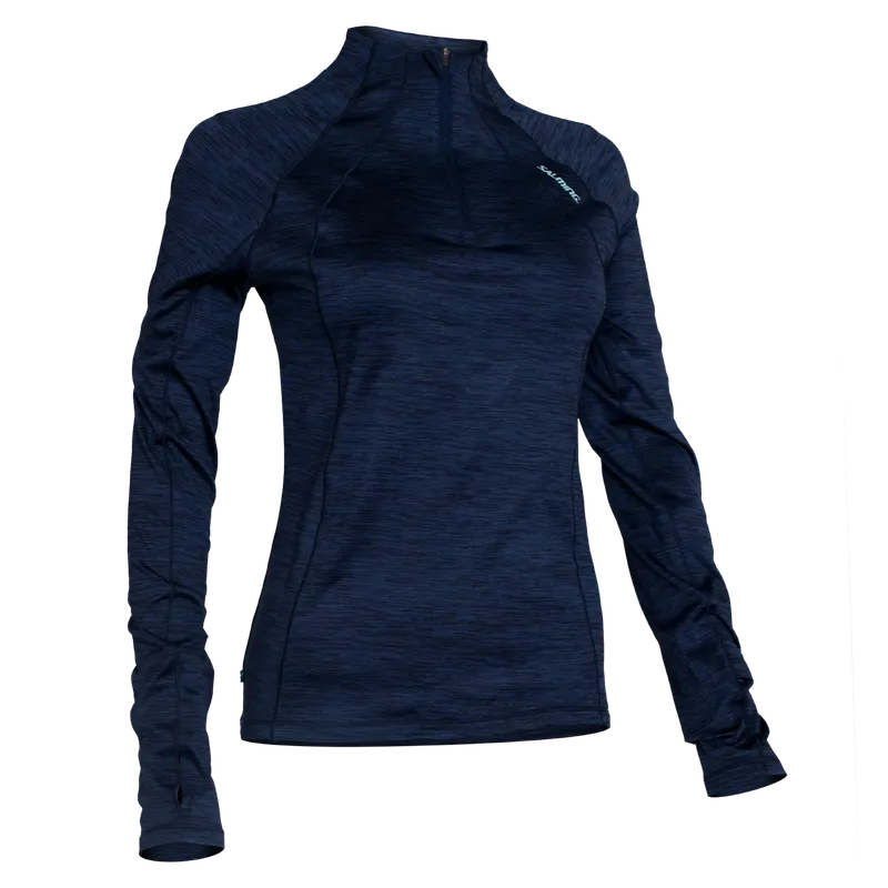 Bild 1 för Salming Norrviken Halfzip Women Mörkblå polyester X-Small Dam