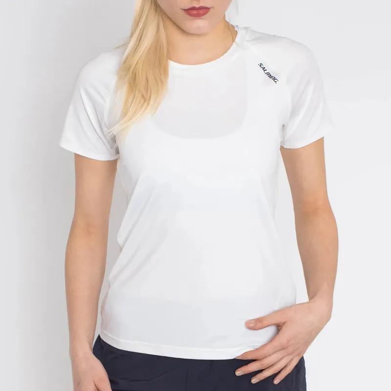 Bild 2 för Salming Sandviken Tee Women Vit polyester X-Small Dam