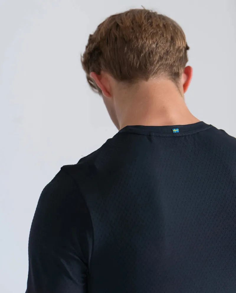 Bild 2 för Salming Seamless LS Tee Men Svart Large Herr