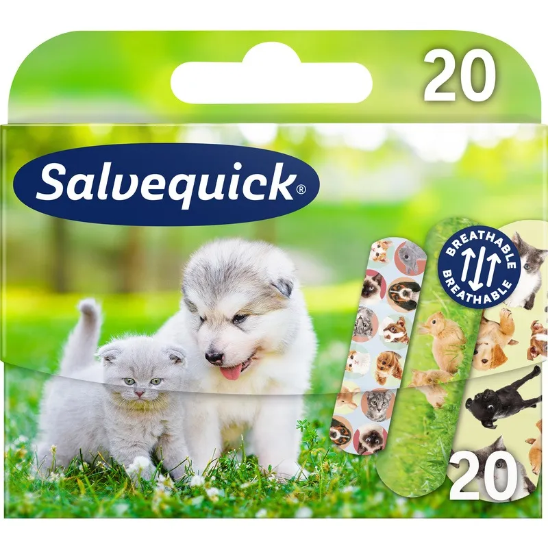 Bild 1 för Salvequick Animals 20 st