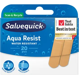 Produktfoto för Salvequick Aqua Resist Medium 20 st