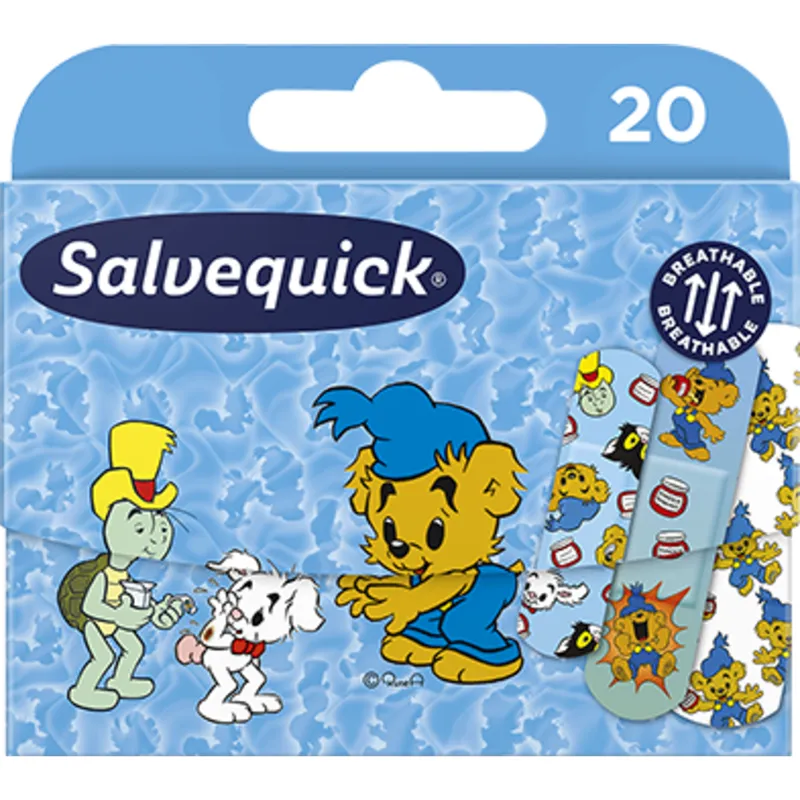 Bild 2 för Salvequick Bamse Barnplåster 20 st
