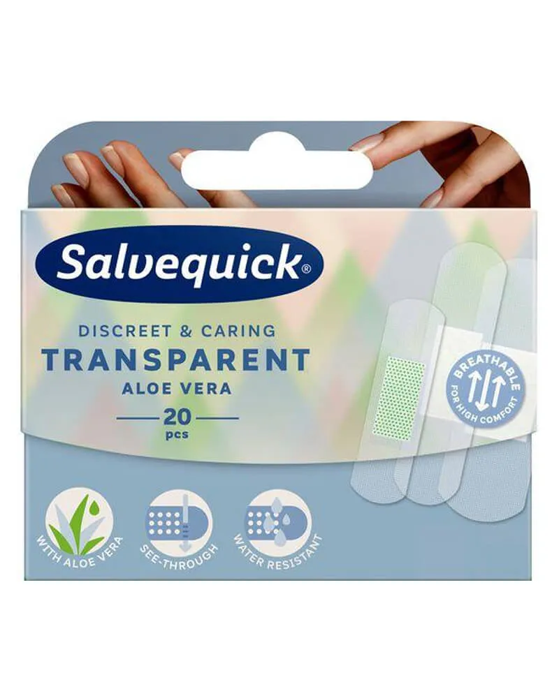 Bild 2 för Salvequick Transparent Aloe Vera Band Aid