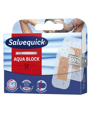 Produktfoto för Salvequick Waterproof Band Aid