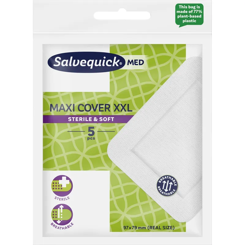 Bild 2 för SalvequickMED Maxi Cover XXL 5 st