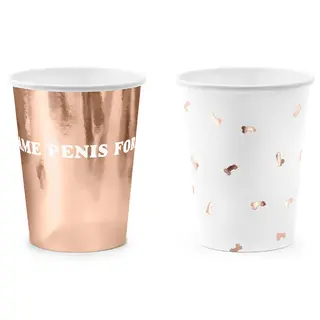 Produktfoto för Same Penis Forever Pappersmugg 6-pack