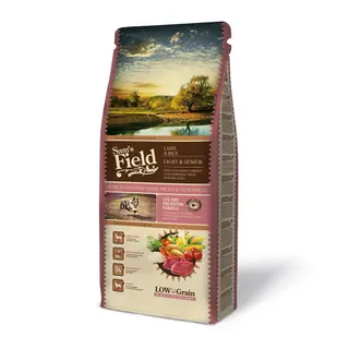 Produktfoto för Sam's Field Light & Senior Lamb & Rice (13 kg)
