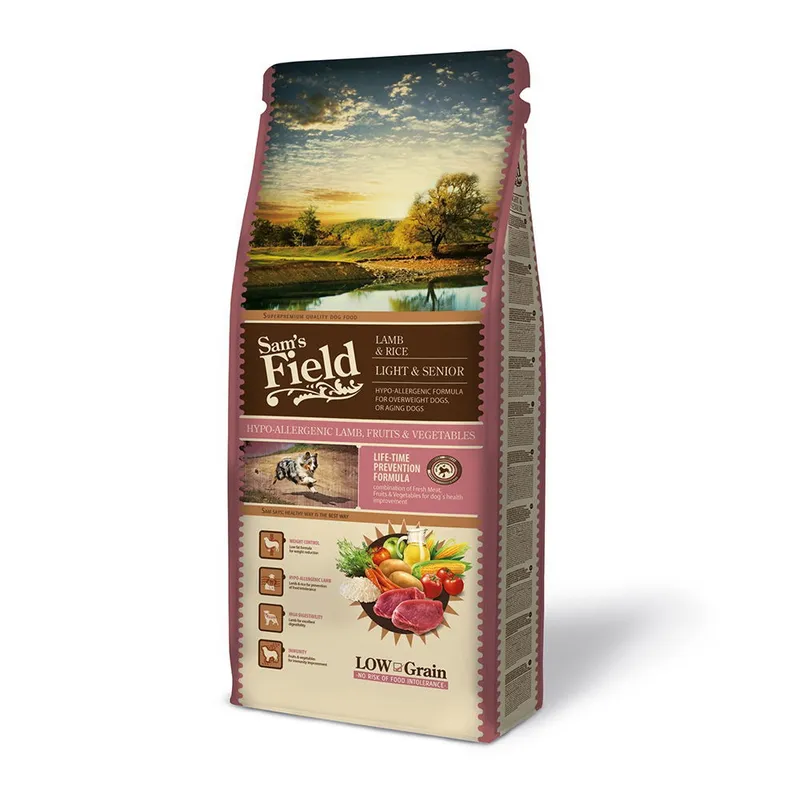 Alternativ bild 0 för Sam's Field Light & Senior Lamb & Rice (13 kg)