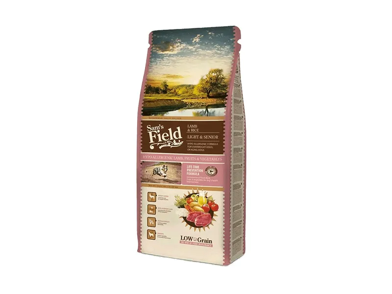 Alternativ bild 0 för Sam's Field Light & Senior Lamb & Rice (13 kg)