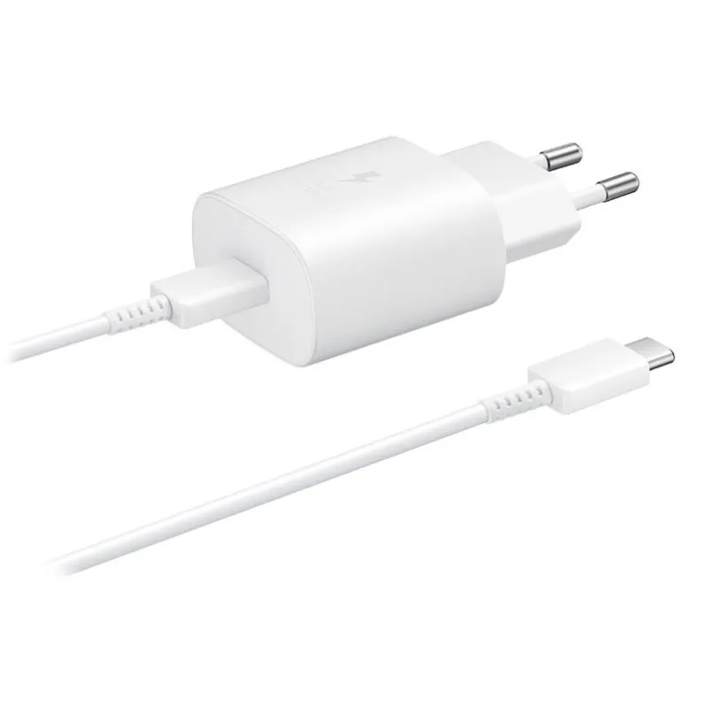Alternativ bild 0 för Samsung 25W USB-C Power Adapter (Incl. cable) - White