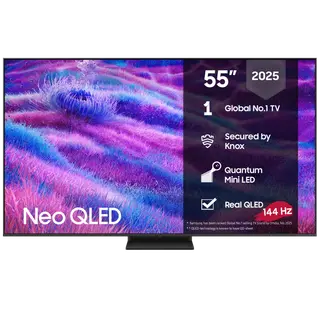 Produktfoto för Samsung 55" QN80F Neo QLED 4K Mini LED Smart TV (2025)