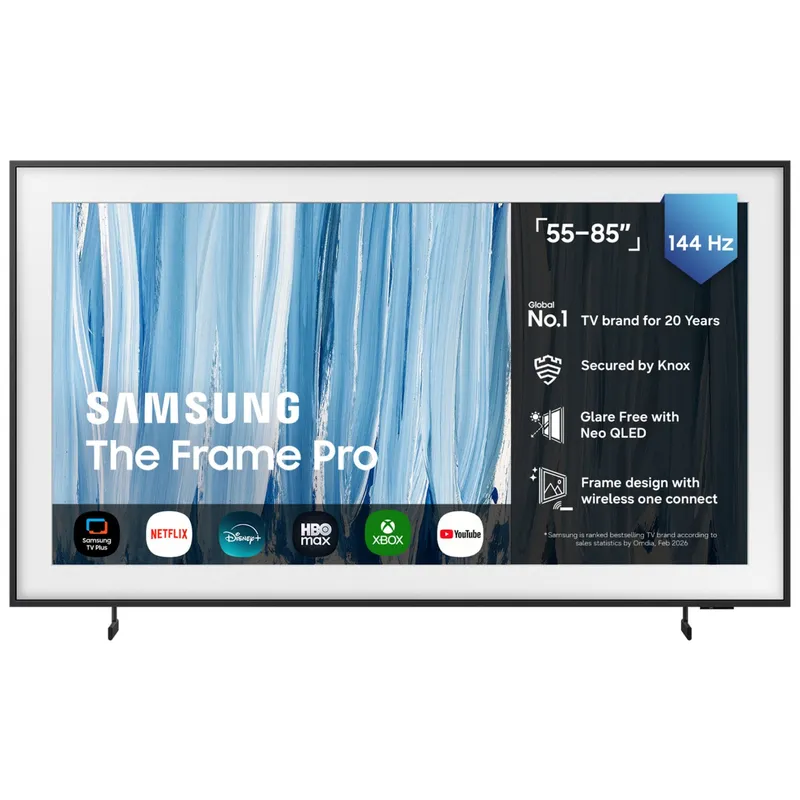 Bild 1 för Samsung 65" The Frame Pro Neo QLED 4K Mini LED Smart TV (2026)