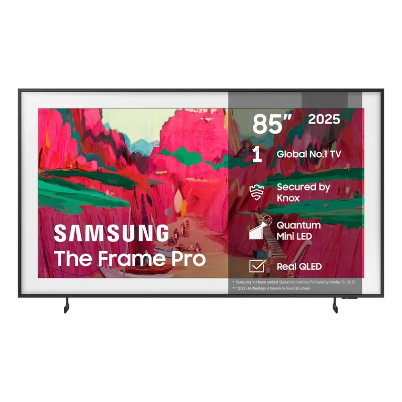Bild 2 för Samsung 85" The Frame Pro LS03FW Neo QLED 4K Smart TV (2025)
