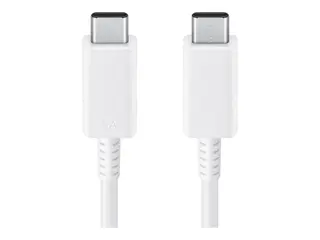 Produktfoto för Samsung EP-DX510 - USB-kabel - 24 pin USB-C (hane) till 24 pin USB-C (hane) - USB 2.0 - 5 A - 1.8 m - vit