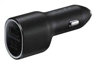 Produktfoto för Samsung EP-L4020 - Strömadapter för bil - 40 Watt - FC - 2 utdatakontakter (USB, 24 pin USB-C) - svart