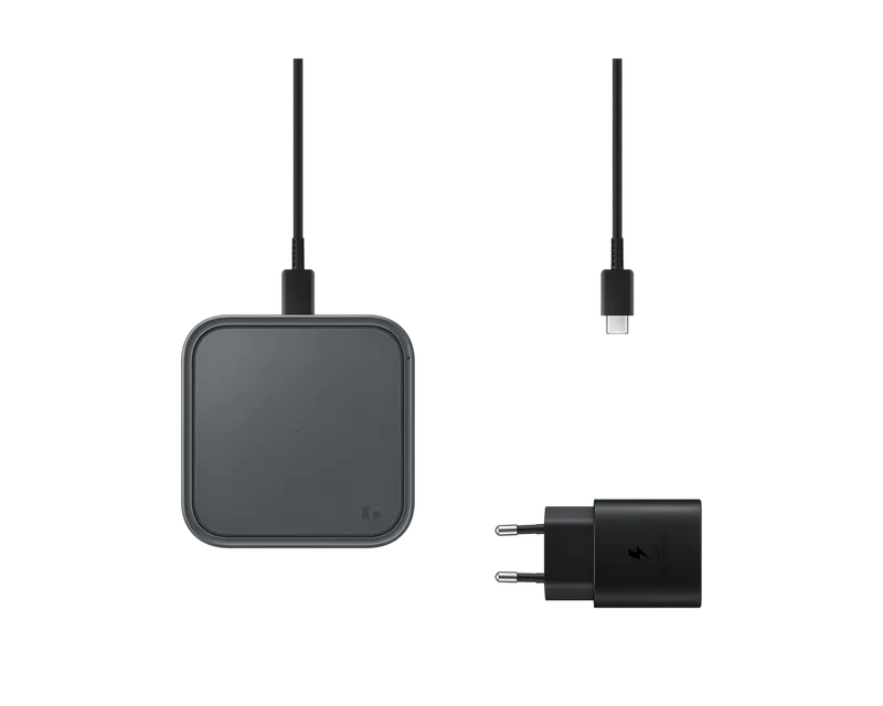 Alternativ bild 0 för Samsung EP-P2400 - Trådlös laddningsplatta - 15 Watt - 2.77 A - AFC - mörkgrå