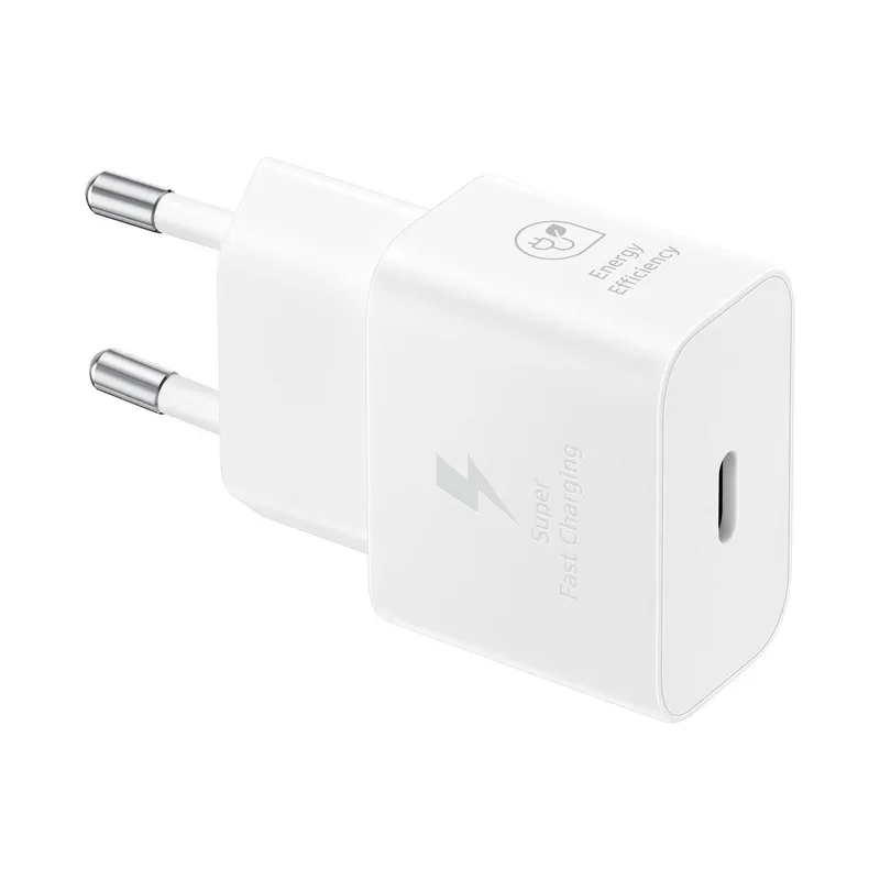 Bild 2 för Samsung EP-T2510X - Strömadapter - with data cable - 25 Watt - 3 A - PD 3.0, SFC, PD/PPS (24 pin USB-C) - på kabel: USB-C - vit