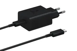 Produktfoto för Samsung® | EP-T4510 - Snabbladdning väggladdare - 45 Watt - 3 A - USB-C - Sortera | Inkl. 1,8 m USB-C-kabel