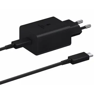 Produktfoto för Samsung® | EP-T4510 - Snabbladdning väggladdare - 45 Watt - 3 A - USB-C - Sortera | Inkl. 1,8 m USB-C-kabel