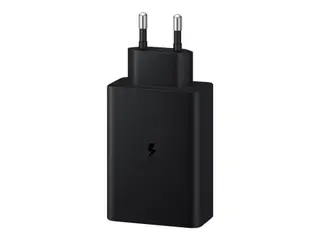 Produktfoto för Samsung EP-T6530 - Strömadapter - 65 Watt - 3 A - PD 3.0, SFC 2.0 - 3 utdatakontakter (USB, 2 x USB-C) - svart