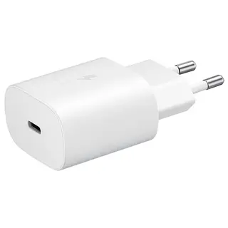 Produktfoto för Samsung® | EP-TA800 - Snabbladdning väggladdare - 25 Watt - 3A - USB-C - Hvid