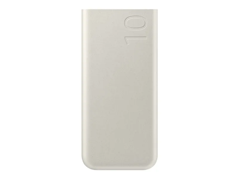 Alternativ bild 0 för Samsung Galaxy EB-P3400 - Strömförsörjningsbank - 10000 mAh - 25 Watt - 2770 mA - PD 3.0, SFC - 2 utdatakontakter (24 pin USB-C) - på kabel: USB-C - beige