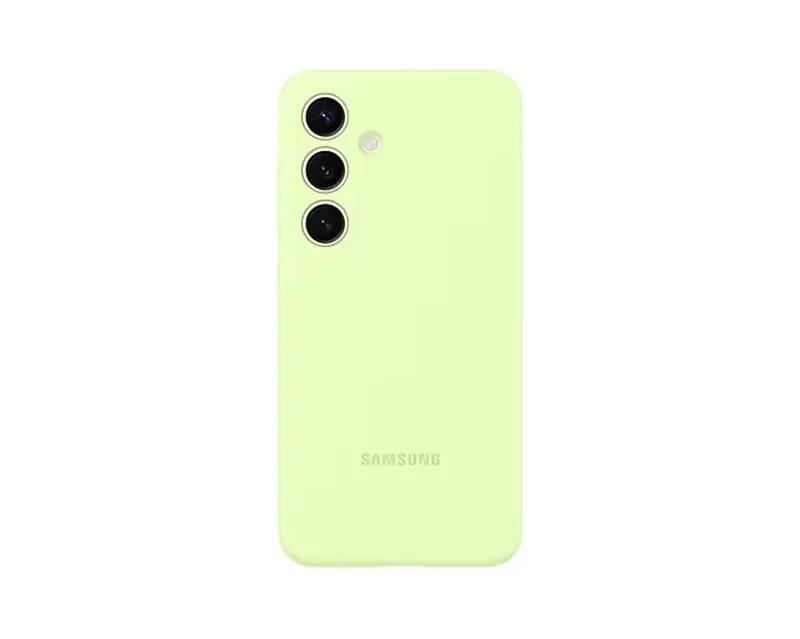 Alternativ bild 0 för Samsung® | Galaxy S24 Silikonfodral - Bagsidecover - Ljusgrön