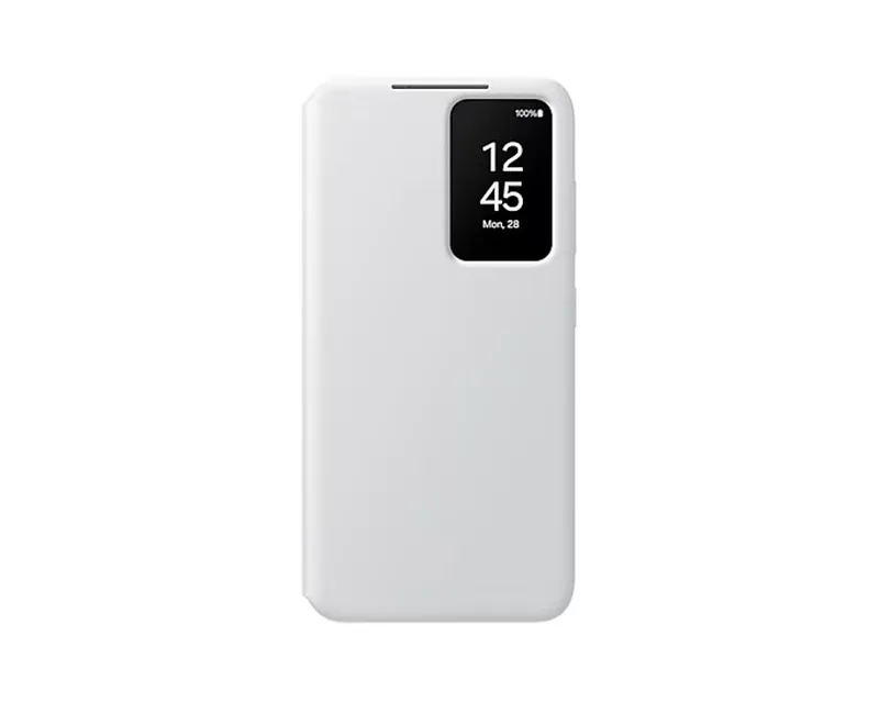Alternativ bild 0 för Samsung® | Galaxy S24 Smart View Plånboksfodral - Flipomslag - Vit