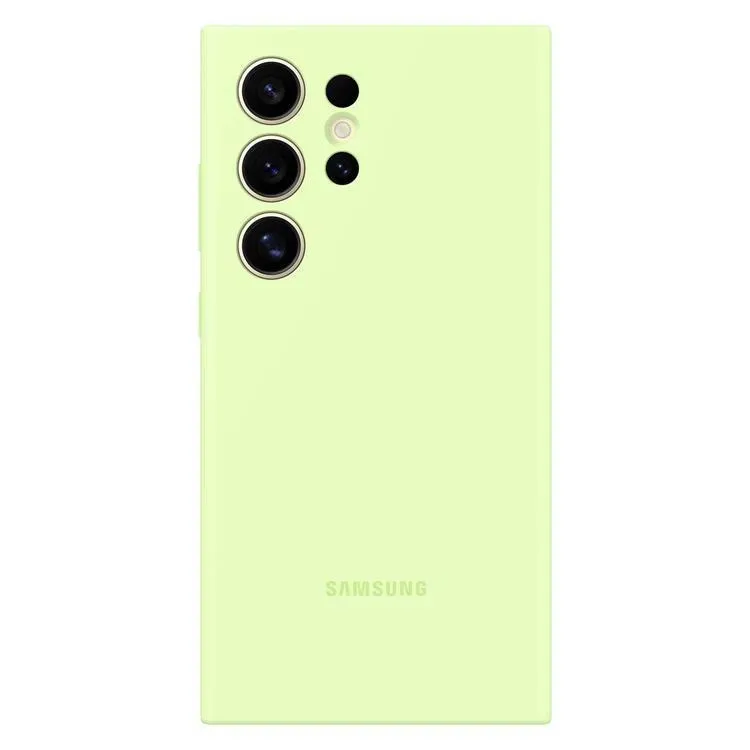 Alternativ bild 0 för Samsung® | Galaxy S24 Ultra Silikonfodral - Bagsidecover - Ljusgrön